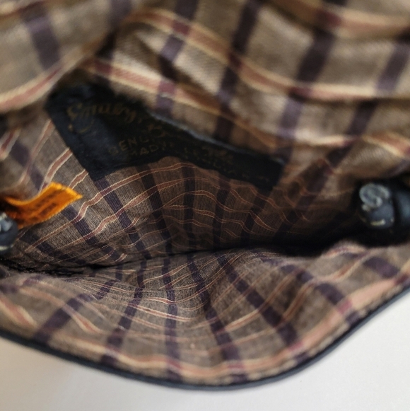 Emily Ann Of Boca Raton Leather Crossbody Bag Hand Painted - Picture 7 of 10